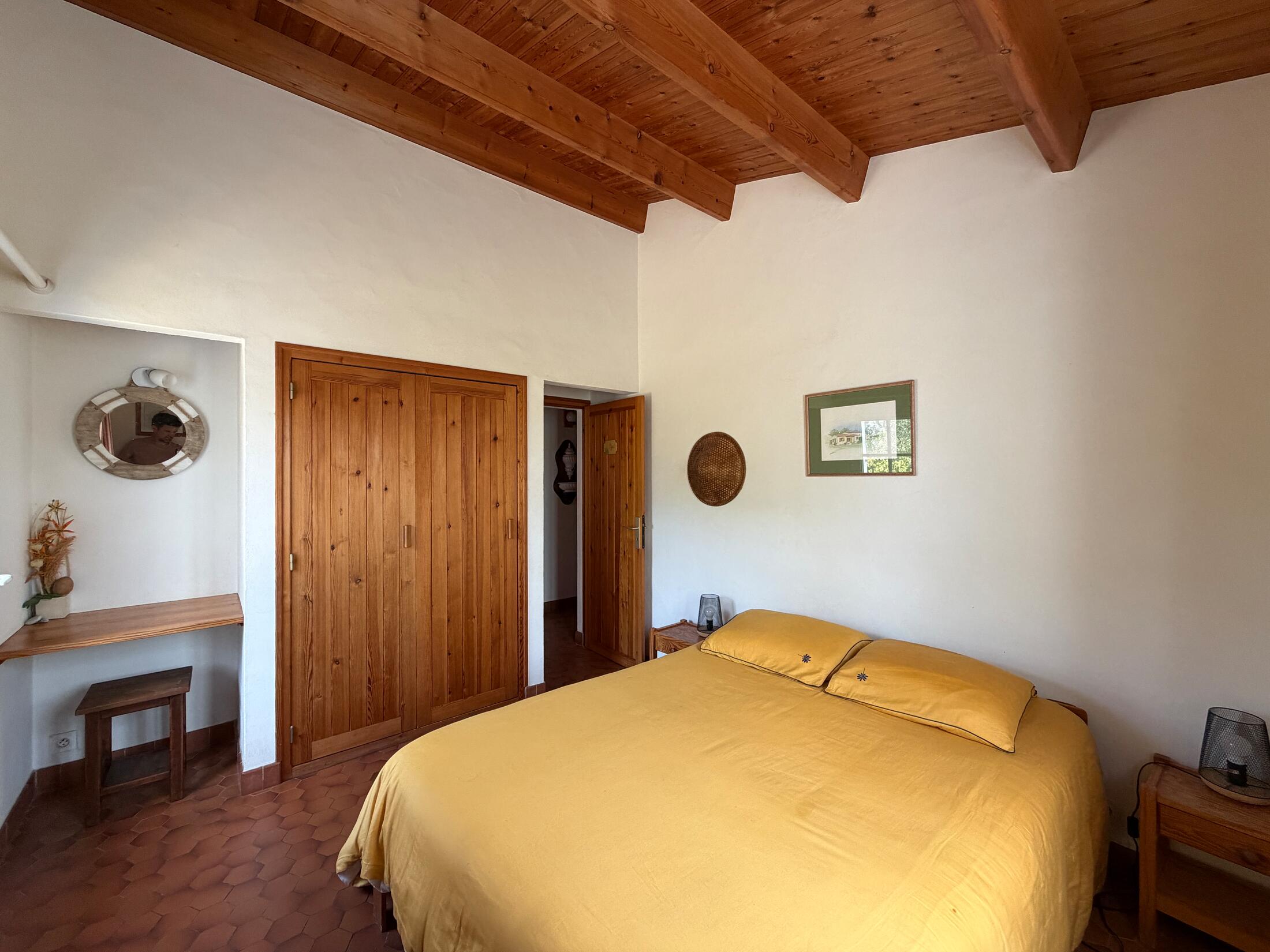 Schlafzimmer mit privatem Bad en suite und Terrasse